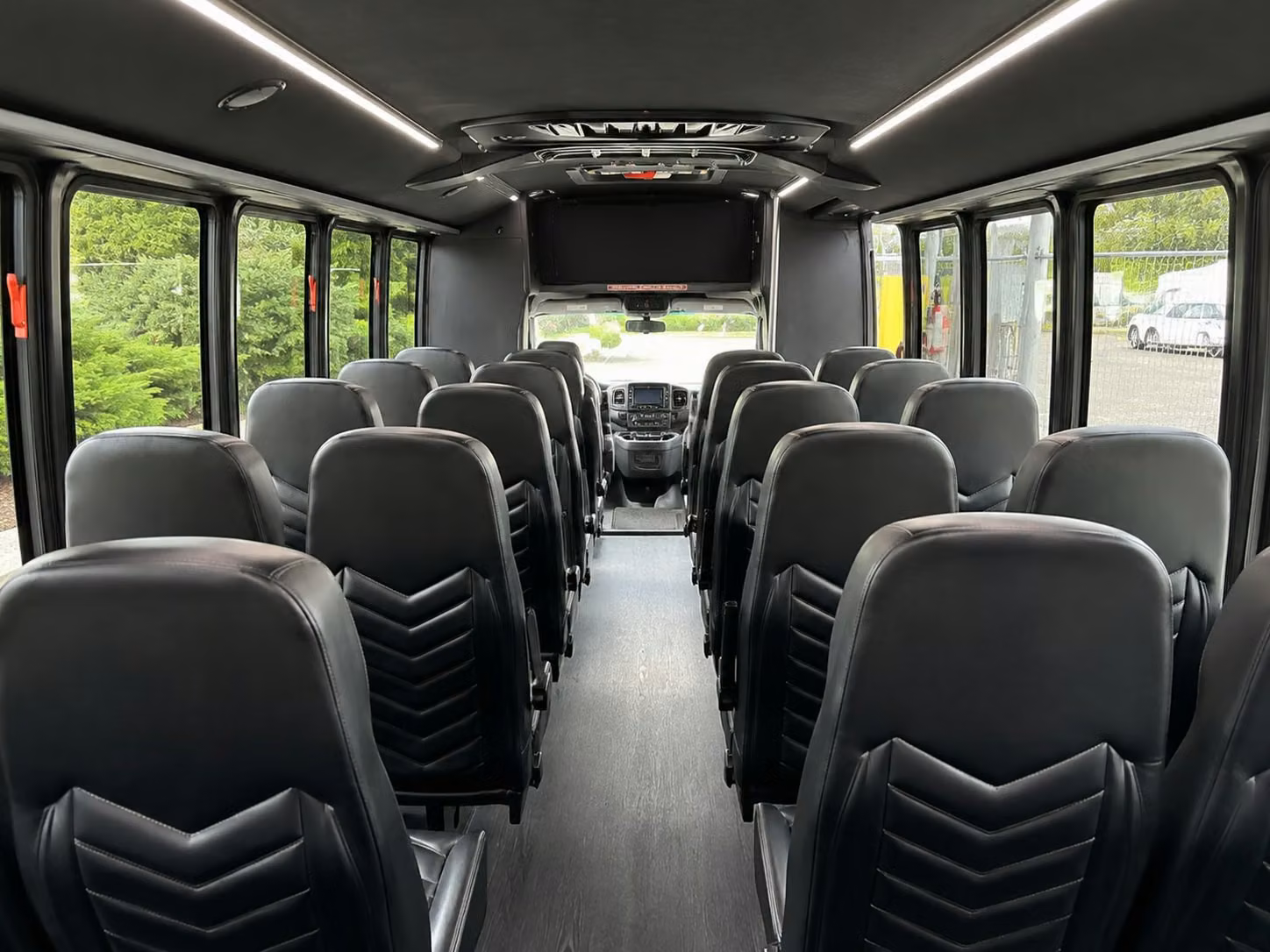 15 passenger minibus inside