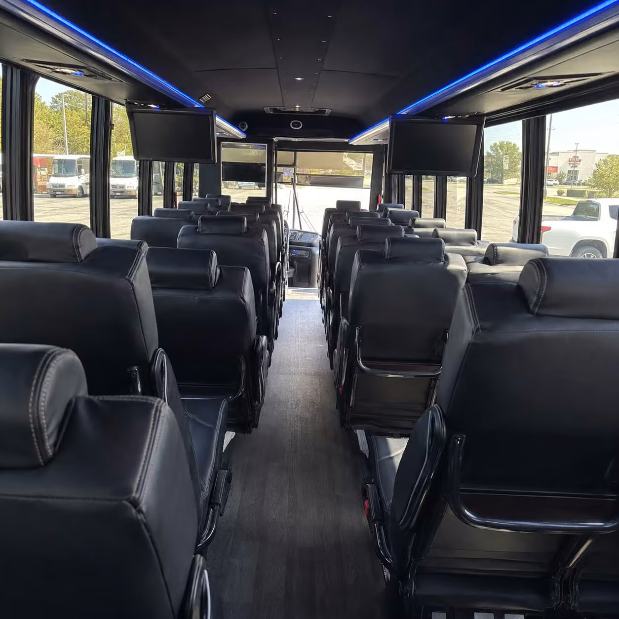 28 passenger minibus inside