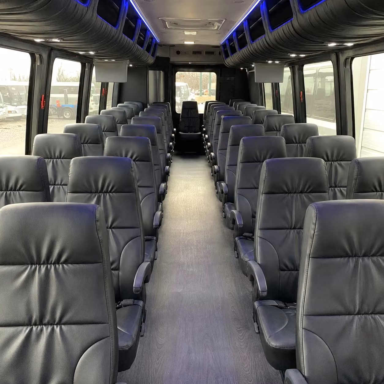 35 passenger minibus inside
